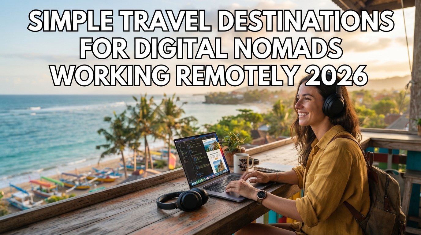 Simple Travel Destinations for Digital Nomads Working Remotely 2026